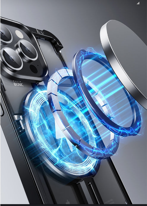 Coque de Téléphone Métallique Anti-Chute en Aluminium de Grade Aéronautique