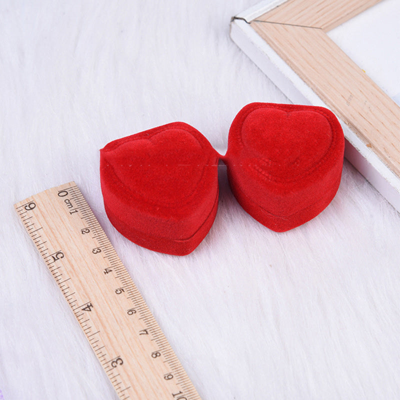 Boîte à Bijoux Love en Petit Coeur Pêche - Vente Chaude Taobao