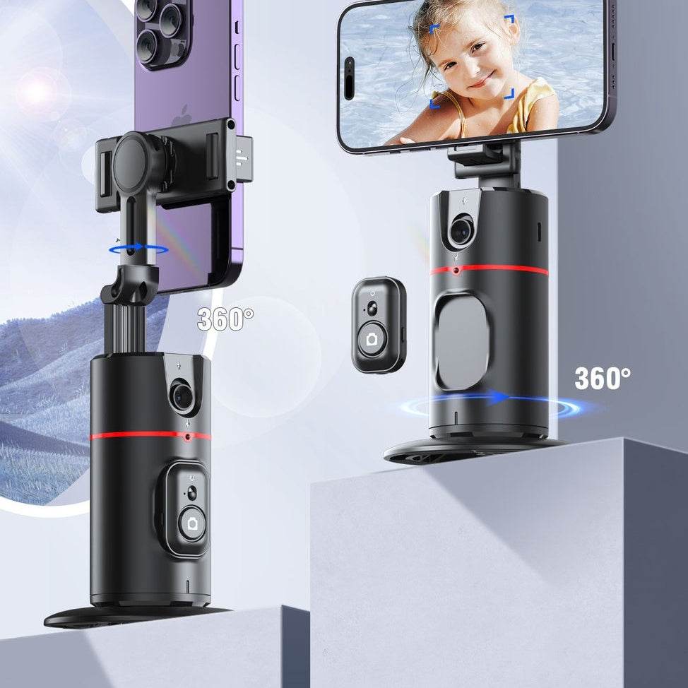 Stabilisateur Intelligent de Suivi Facial AI 360° - Allomarc.com