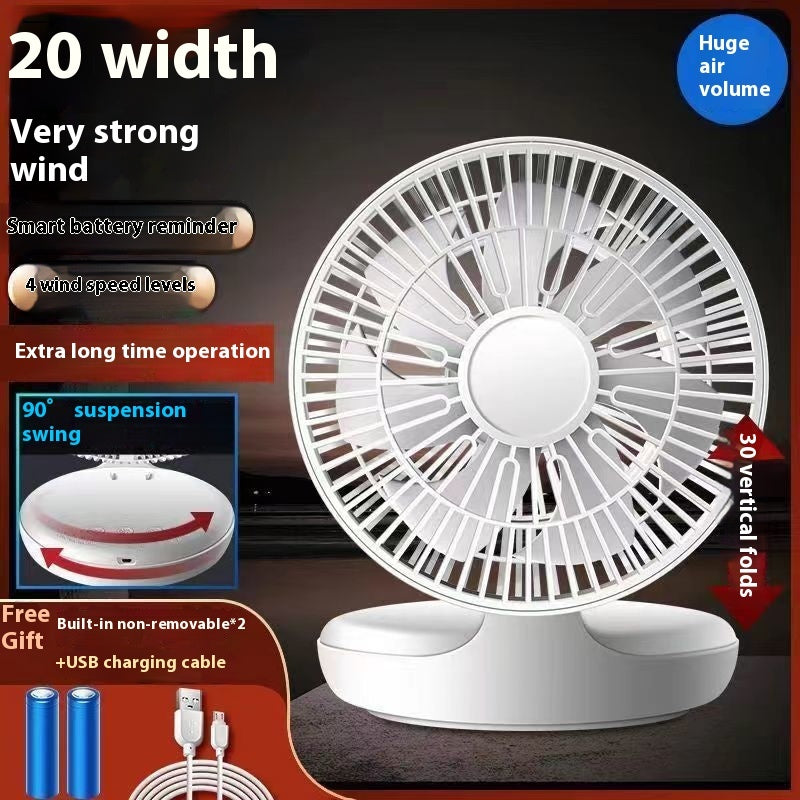 Ventilateur de Bureau et de Dortoir USB Silent Wind Mini Clip