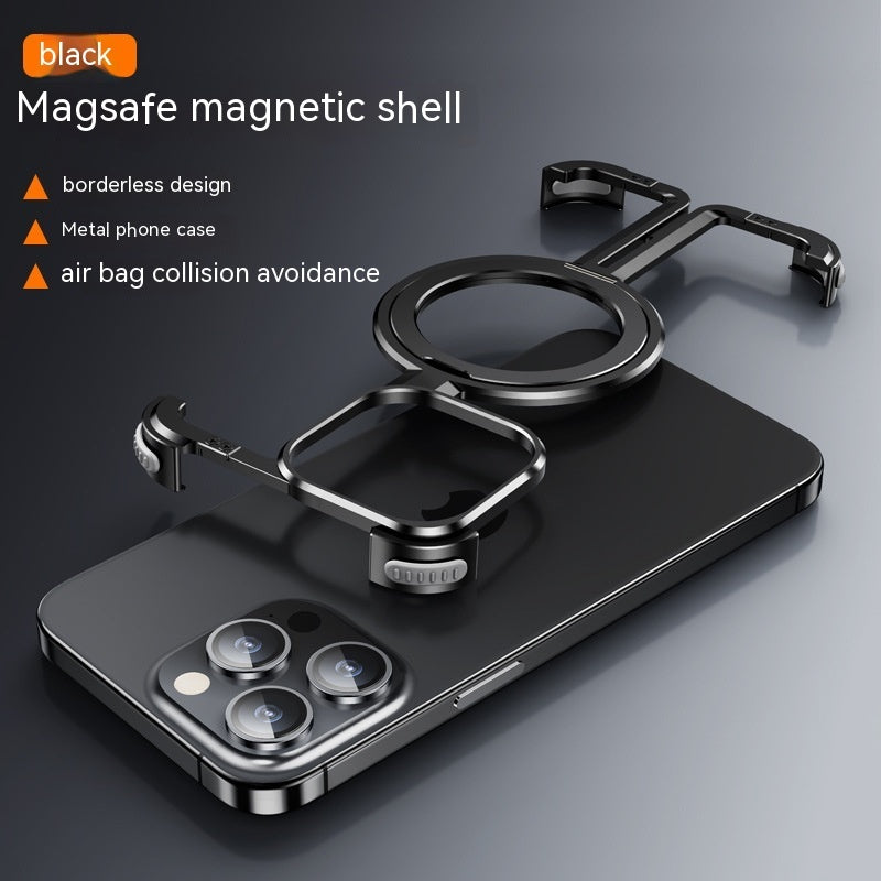 Coque de Téléphone Métallique Anti-Chute en Aluminium de Grade Aéronautique