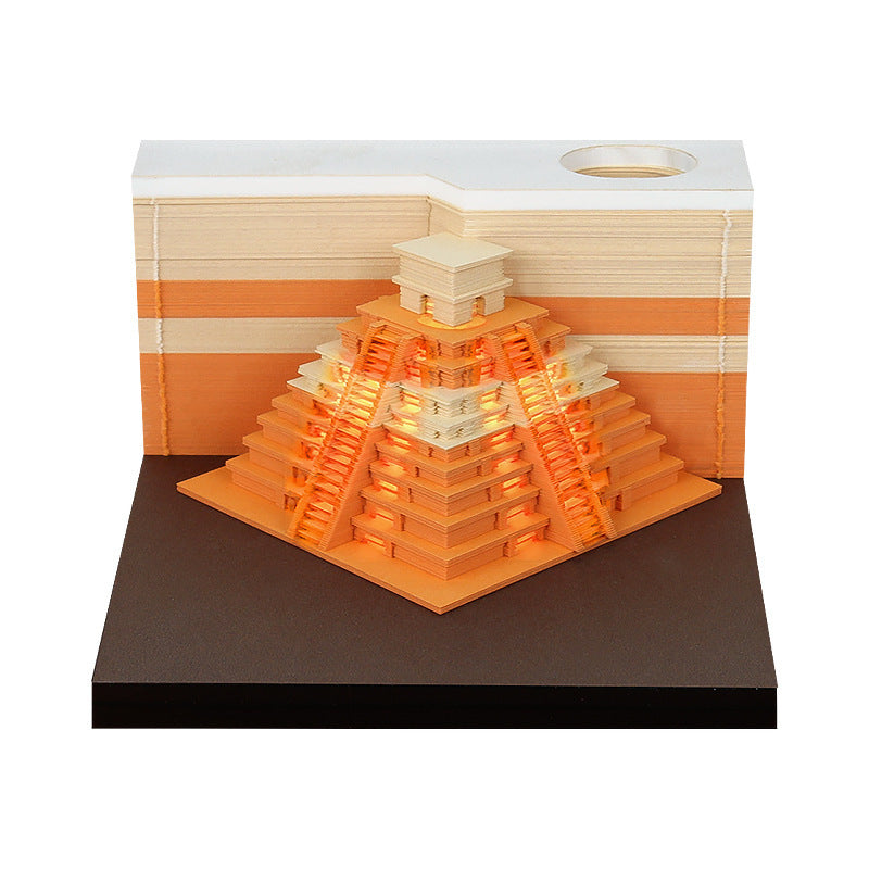 Carnet Mémo 3D Fleurs En Papier Sculpté
