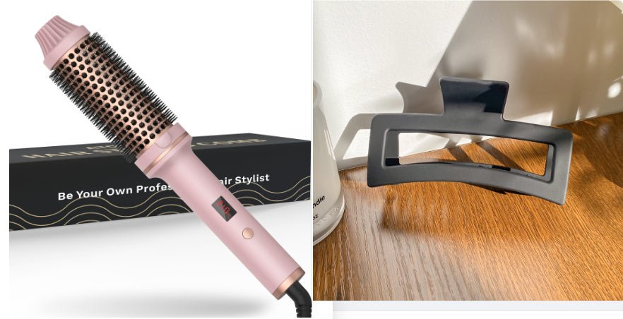 Fer à friser et peigne droit multifonctionnel portable - Allomarc.com