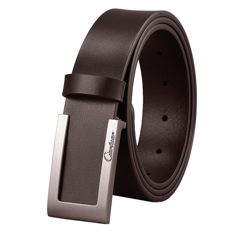 Ceinture Casual en Cuir Vachette pour Homme