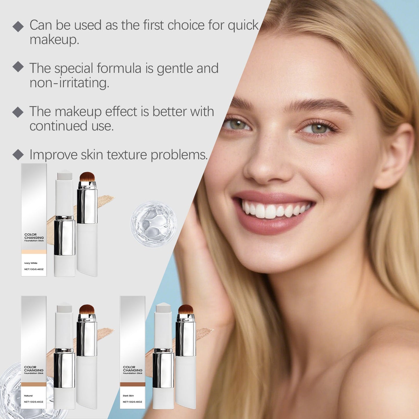 Fond de teint quotidien clair et non collant - Allomarc.com