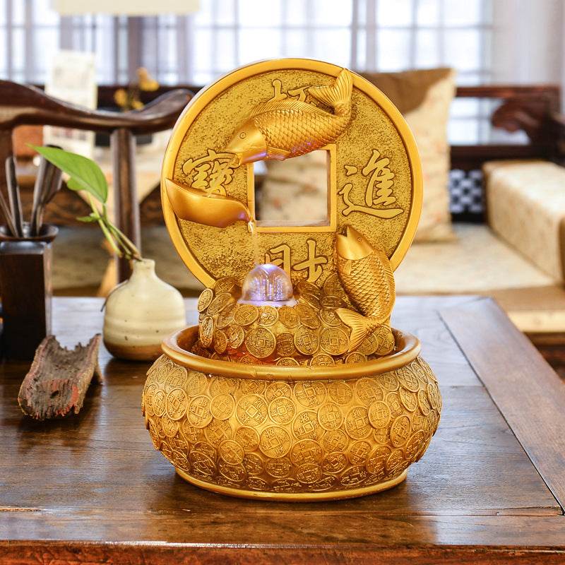 Fontaine en Feng Shui Décor Poisson - Allomarc.com