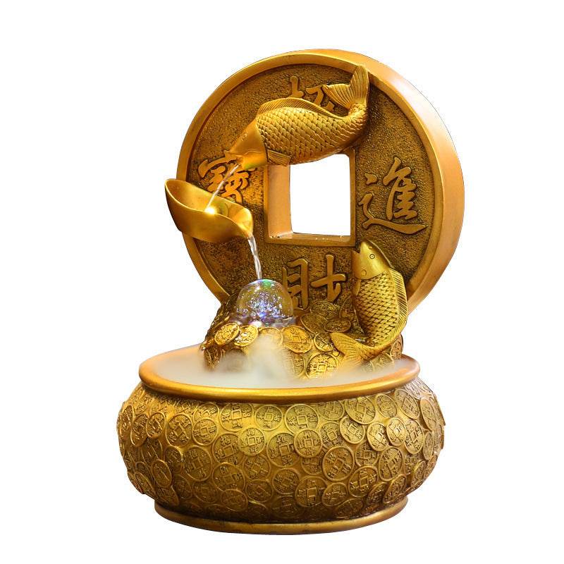 Fontaine en Feng Shui Décor Poisson - Allomarc.com