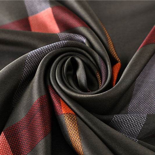 Foulard en Soie Géométrique - Allomarc.com