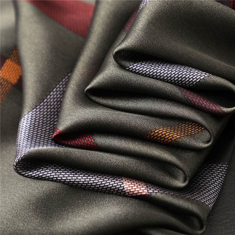 Foulard en Soie Géométrique - Allomarc.com