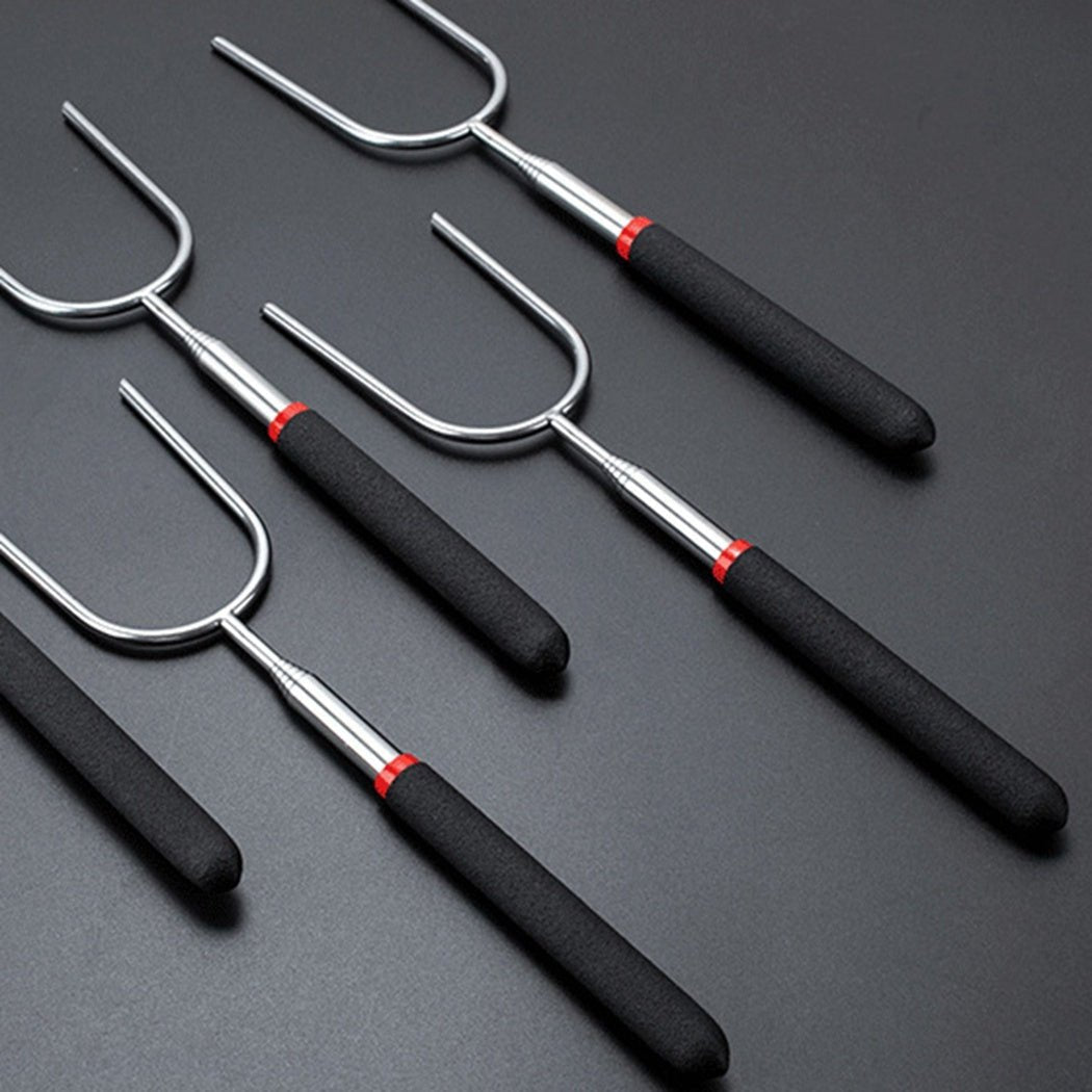 Fourchette de Barbecue Télescopique en Acier Inoxydable pour Extérieur - Allomarc.com