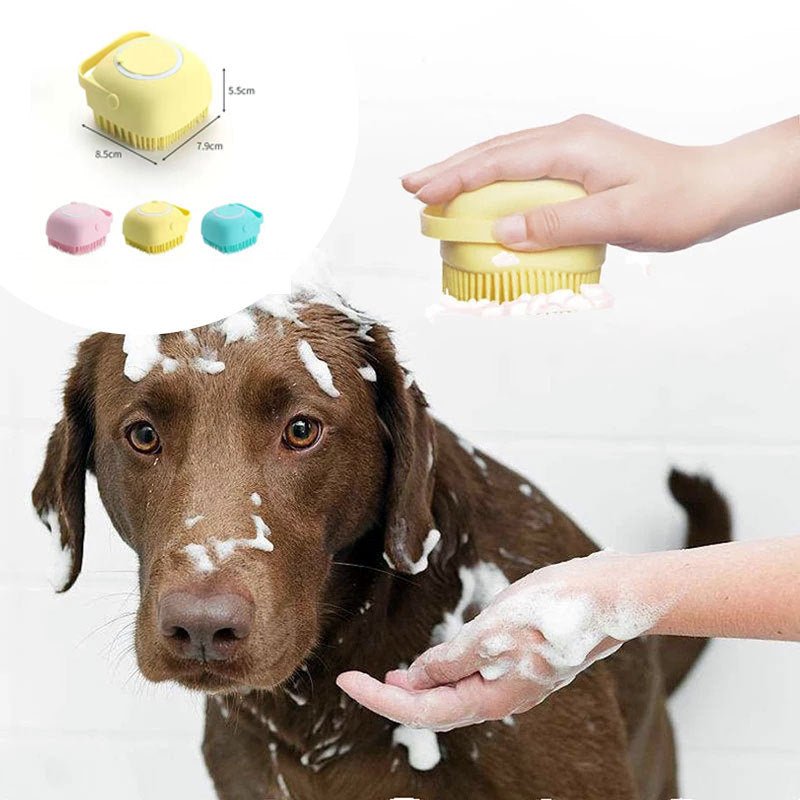 Gants de Bain en Silicone pour Chiens - Brosse de Massage et Nettoyage - Allomarc.com