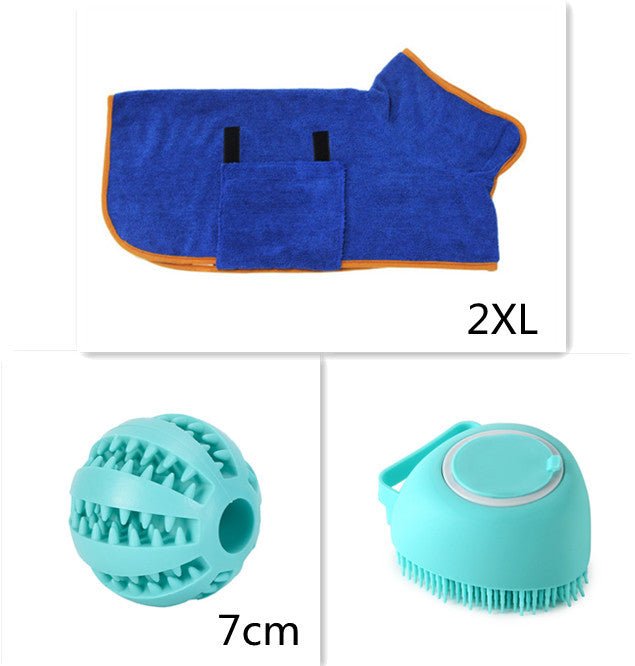 Gants de Bain en Silicone pour Chiens - Brosse de Massage et Nettoyage - Allomarc.com