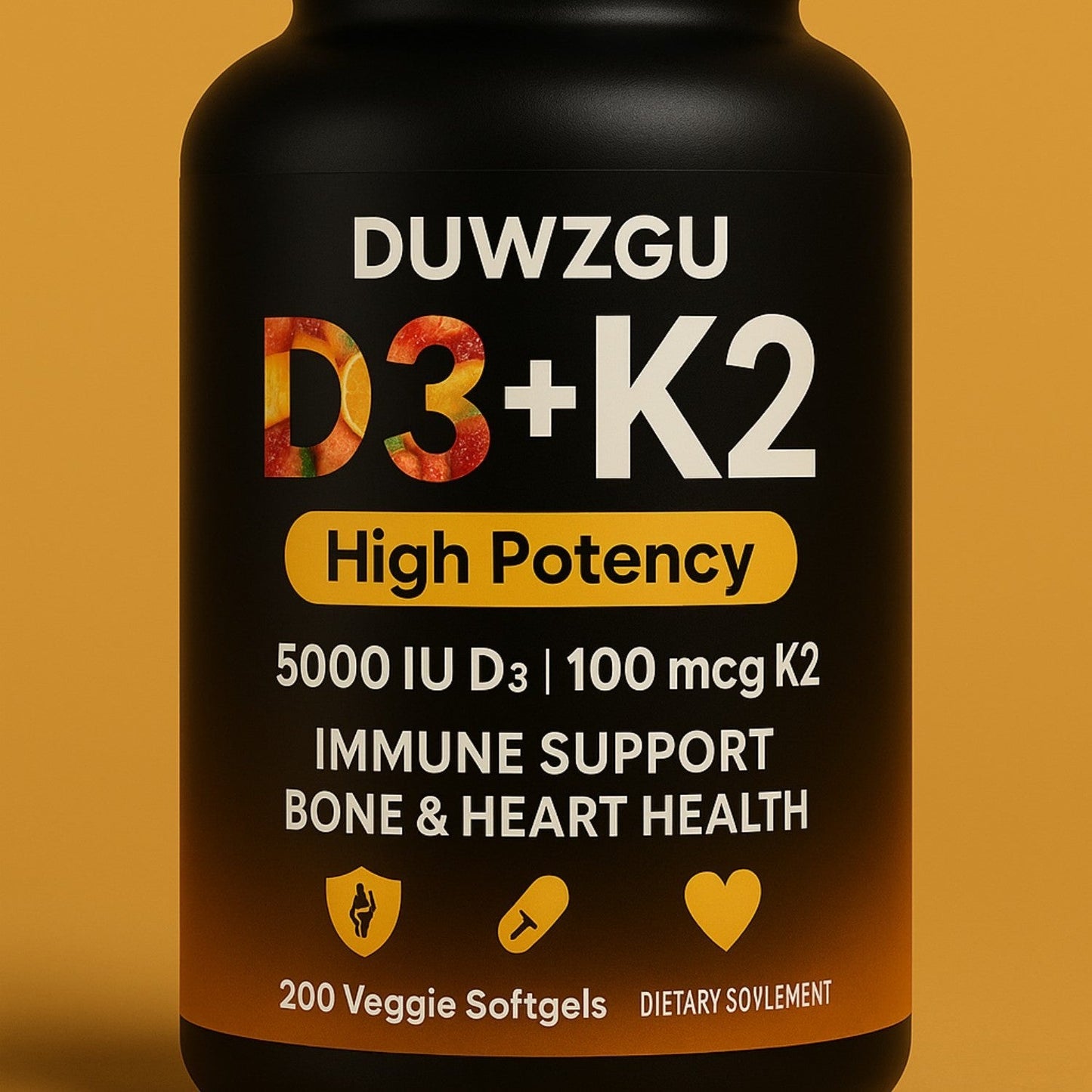 Gélules Souples de Vitamine D3 et K2 - Allomarc.com
