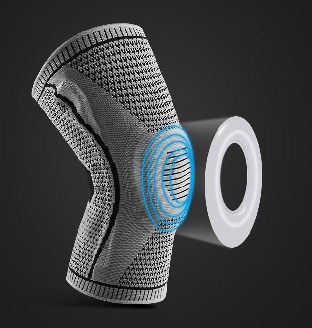 Genouillères en Silicone avec Ressort pour Sport | Protecteur de Patella - Allomarc.com