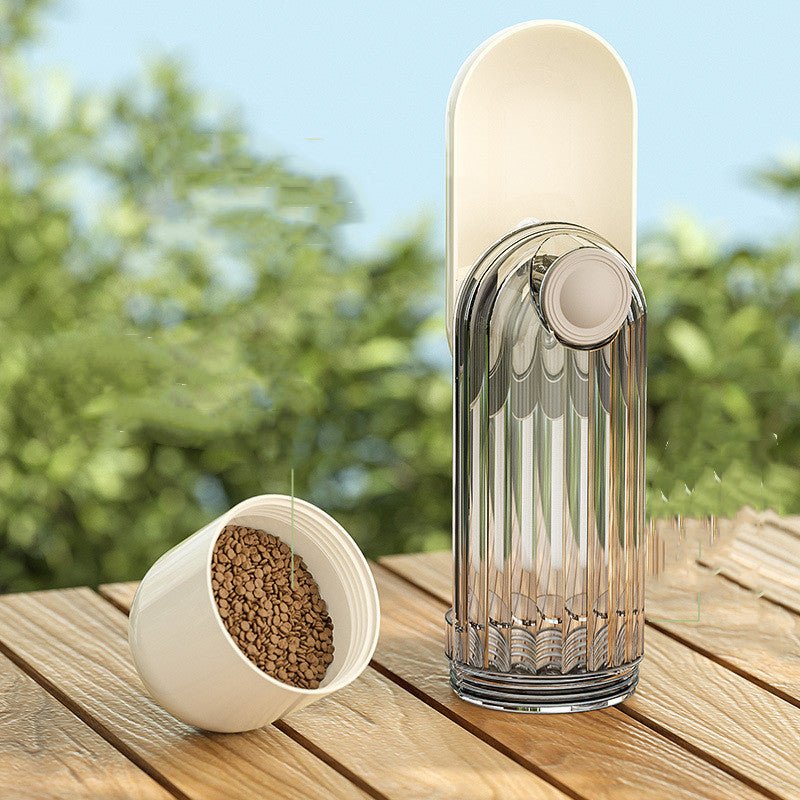 Gobelet d'Eau 2 en 1 pour Animaux de Compagnie - Design Segmenté Vert - Allomarc.com