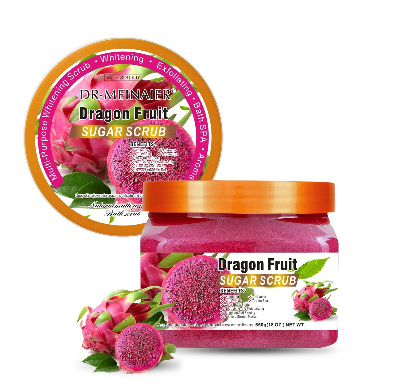 Gommage Sucré Exfoliant au Sel de Bain Glacé - Allomarc.com