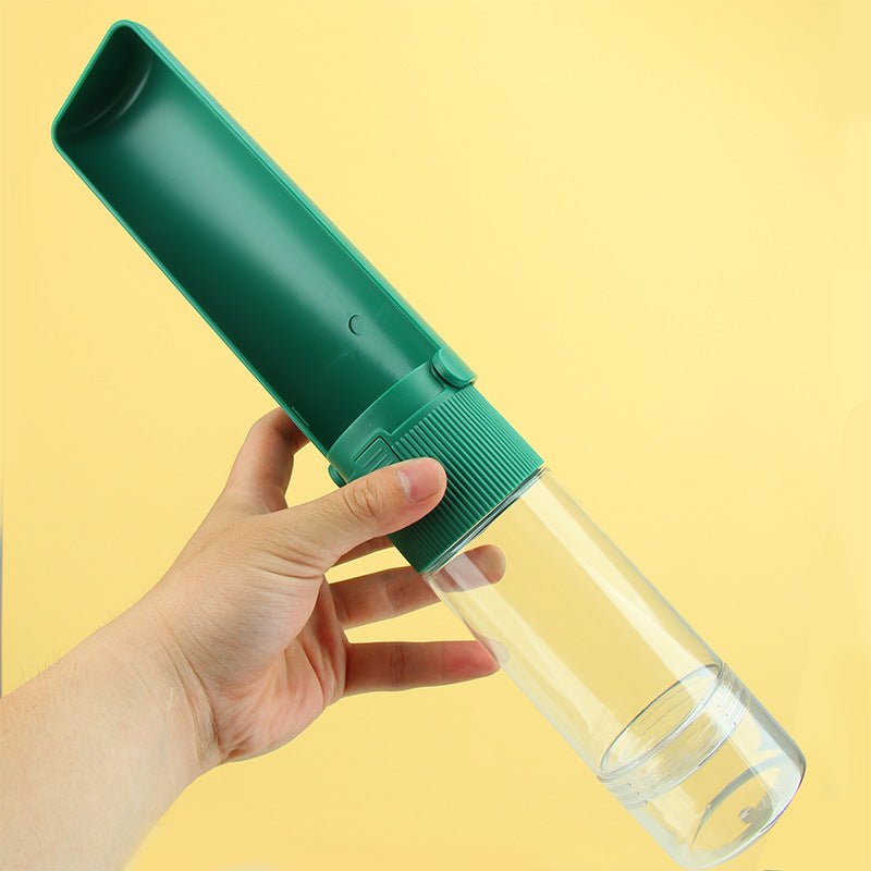 Gourde Portable Pour Animaux de Compagnie - Distributeur d'Eau et Bol de Boisson pour Chiens et Chats - Allomarc.com