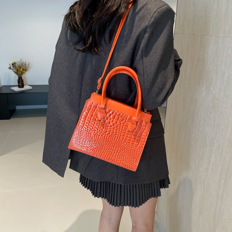 Grand Sac à Main Texturé pour Commuter - Sac Bandoulière Pratique - Allomarc.com