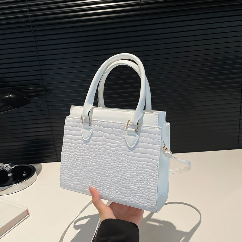 Grand Sac à Main Texturé pour Commuter - Sac Bandoulière Pratique - Allomarc.com