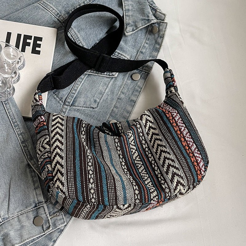 Grand Sac Dumpling en Style Ethnique pour Femmes - Allomarc.com