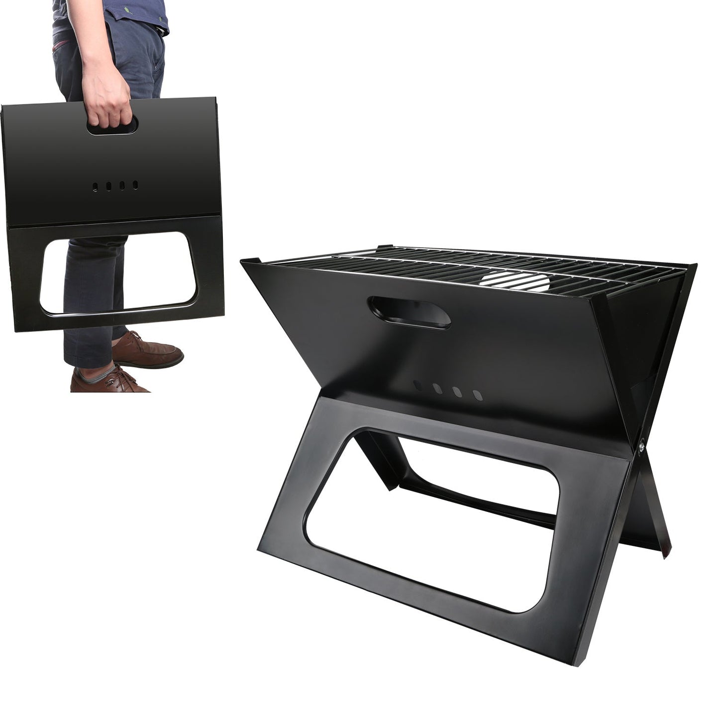 Gril Barbecue Portable Pliant 1Pc pour Camping et Jardin - Allomarc.com