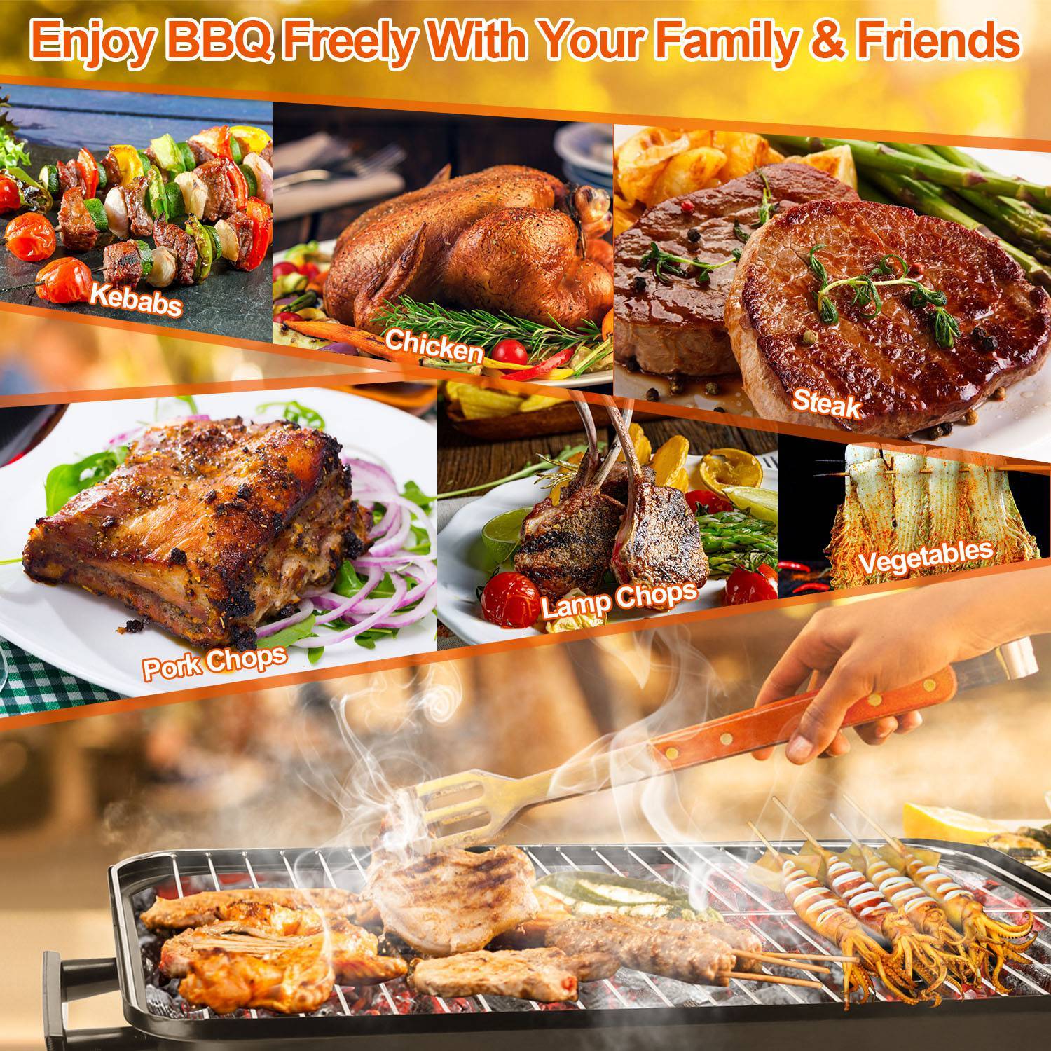 Gril Portable à Charbon de Bois pour Camping et Pique - niques - Allomarc.com