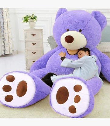 Gros ours en peluche géant - Jouet doux en cuir - Allomarc.com