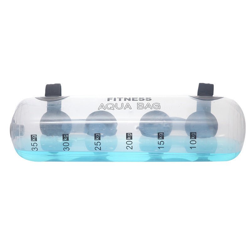 Haltère Transparent Cylindrique en Eau pour Fitness - Allomarc.com