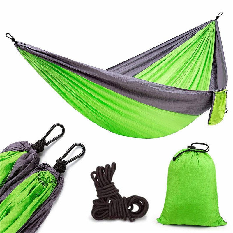 Hamac de Randonnée - Hamac Portable en Nylon Parachute pour Extérieur - Allomarc.com