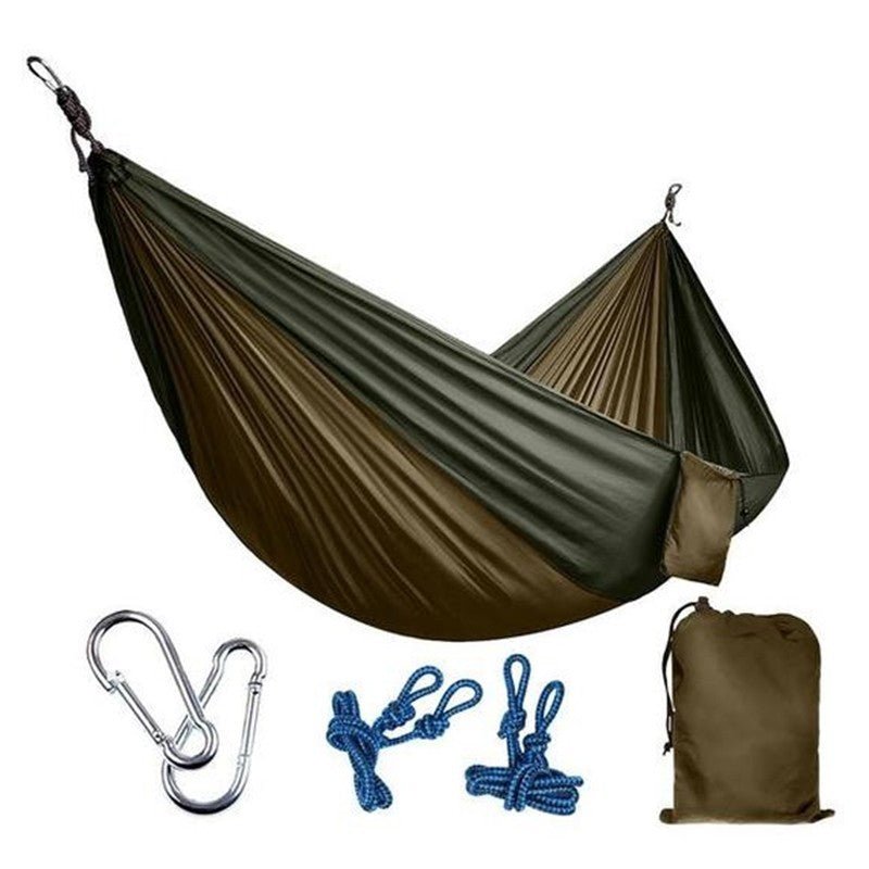 Hamac de Randonnée - Hamac Portable en Nylon Parachute pour Extérieur - Allomarc.com