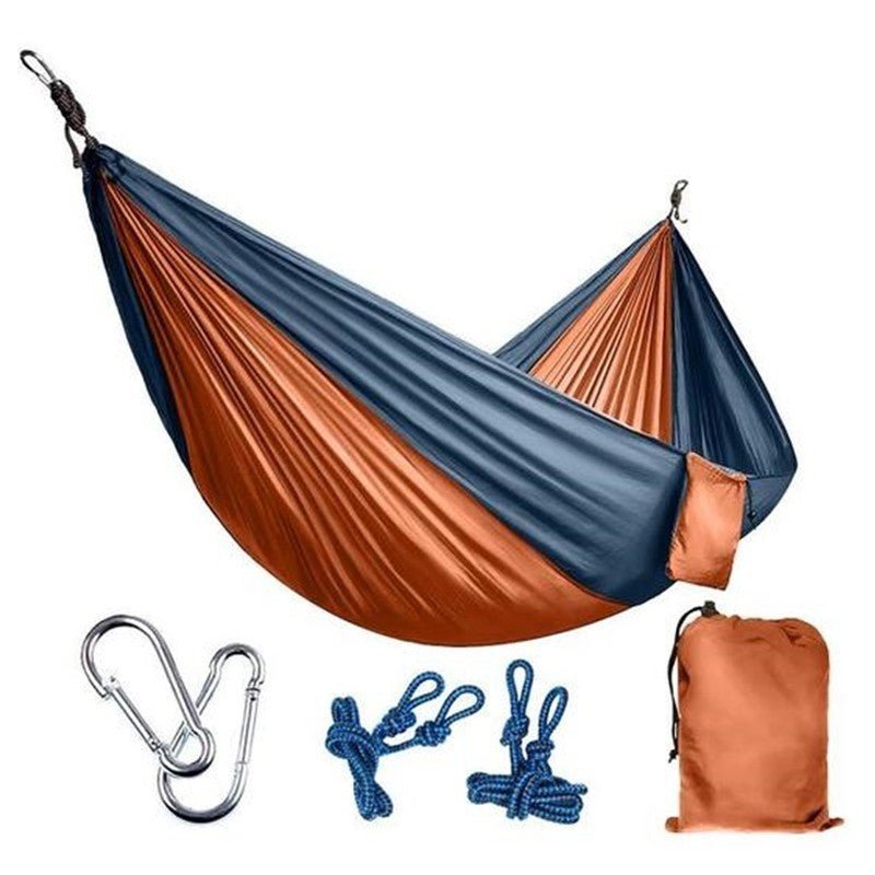 Hamac de Randonnée - Hamac Portable en Nylon Parachute pour Extérieur - Allomarc.com