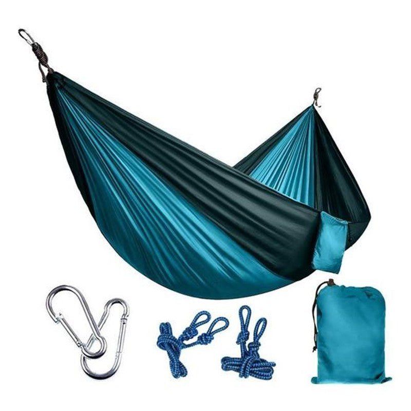 Hamac de Randonnée - Hamac Portable en Nylon Parachute pour Extérieur - Allomarc.com
