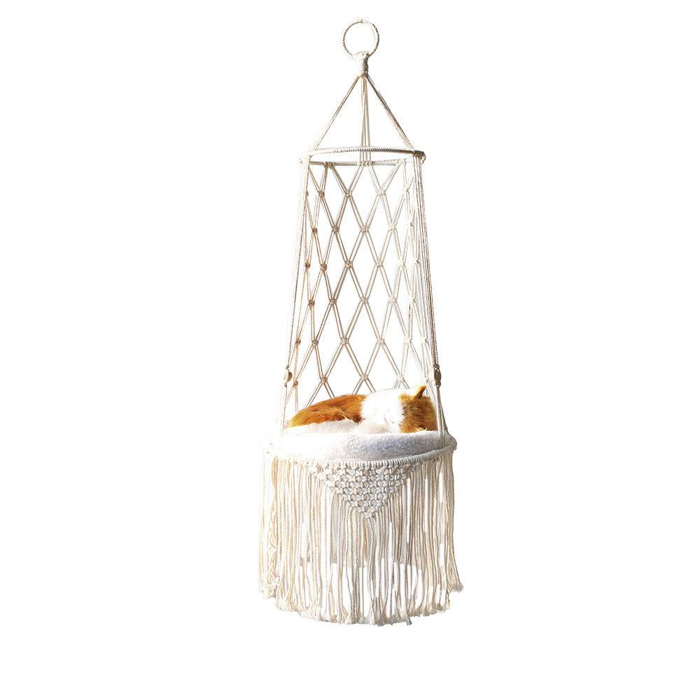 Hamac en Macramé pour Animaux de Compagnie - Allomarc.com