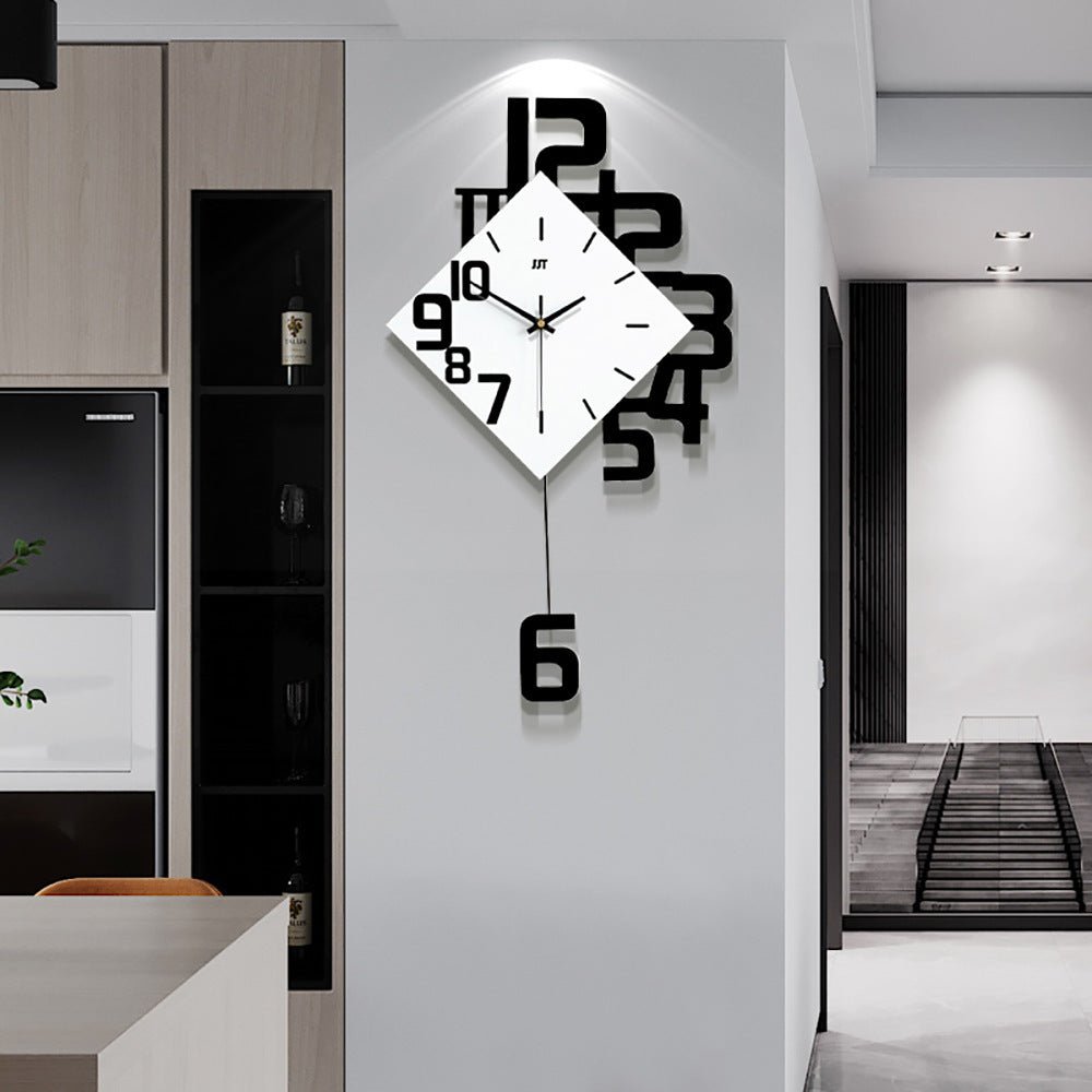 Horloge Murale Digitale Personnalisée en Bois - Allomarc.com