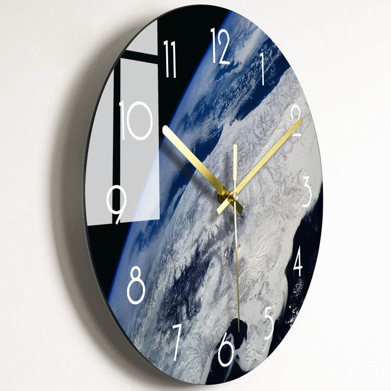 Horloge Murale Silencieuse en Verre de Luxe - Allomarc.com