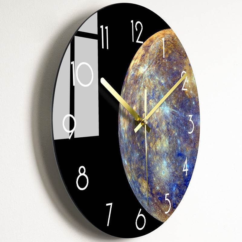 Horloge Murale Silencieuse en Verre de Luxe - Allomarc.com