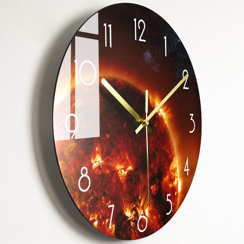 Horloge Murale Silencieuse en Verre de Luxe - Allomarc.com