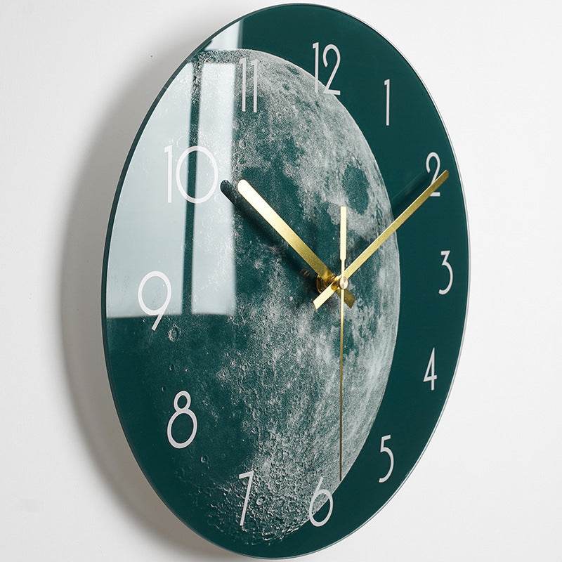 Horloge Murale Silencieuse en Verre de Luxe - Allomarc.com