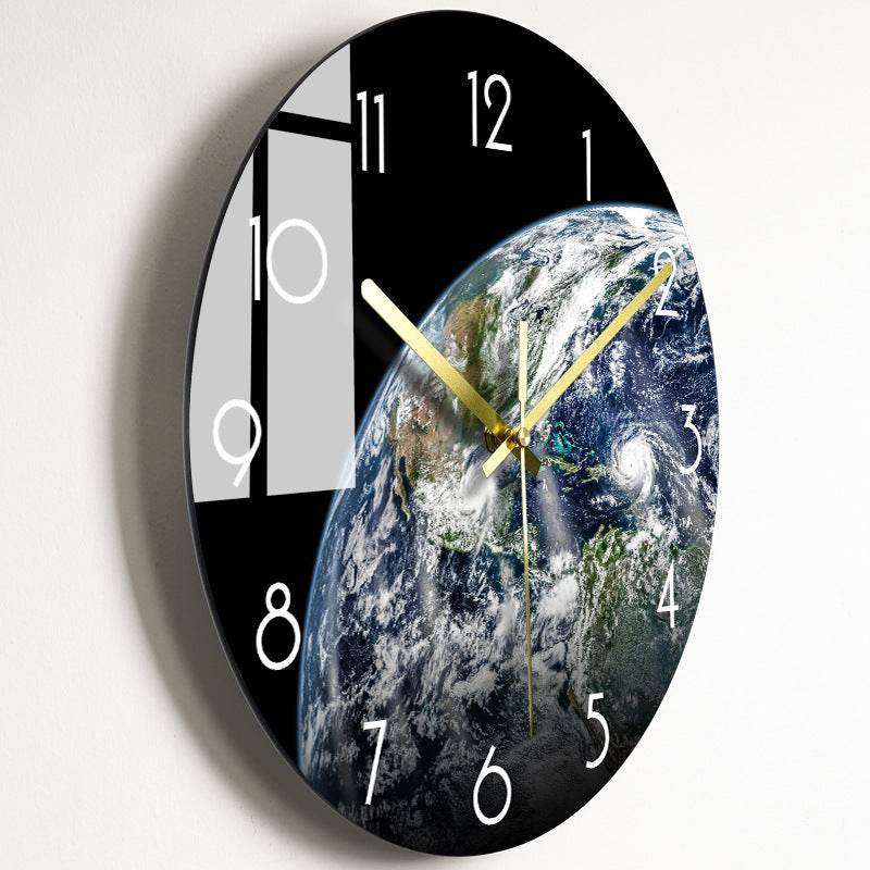 Horloge Murale Silencieuse en Verre de Luxe - Allomarc.com