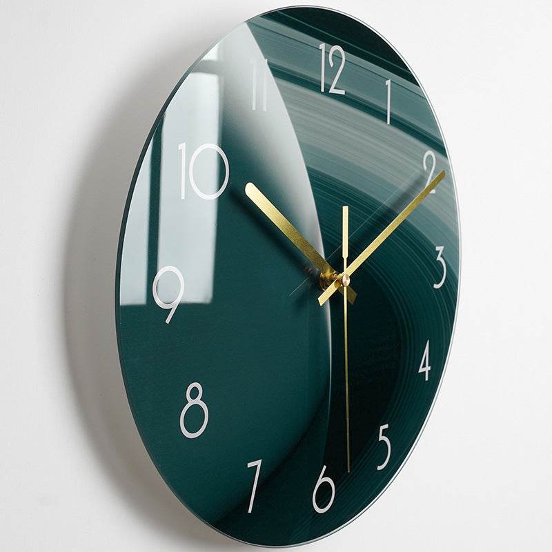 Horloge Murale Silencieuse en Verre de Luxe - Allomarc.com