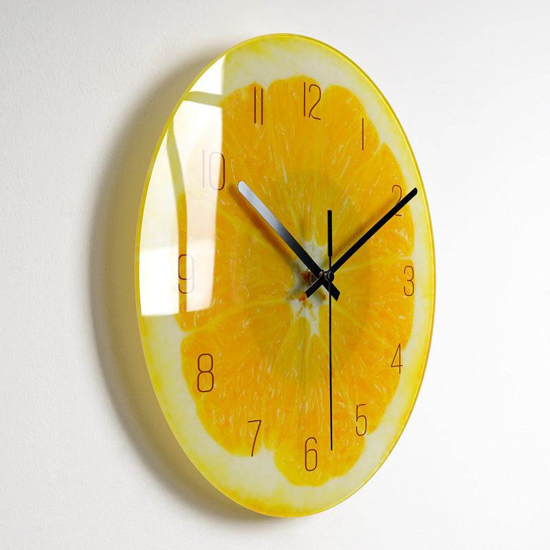 Horloge Murale Silencieuse en Verre de Luxe - Allomarc.com