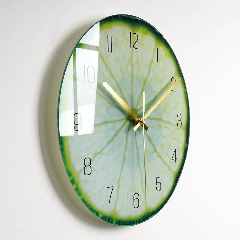 Horloge Murale Silencieuse en Verre de Luxe - Allomarc.com