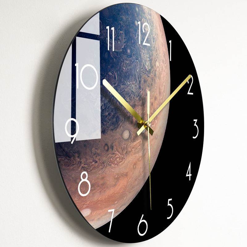 Horloge Murale Silencieuse en Verre de Luxe - Allomarc.com
