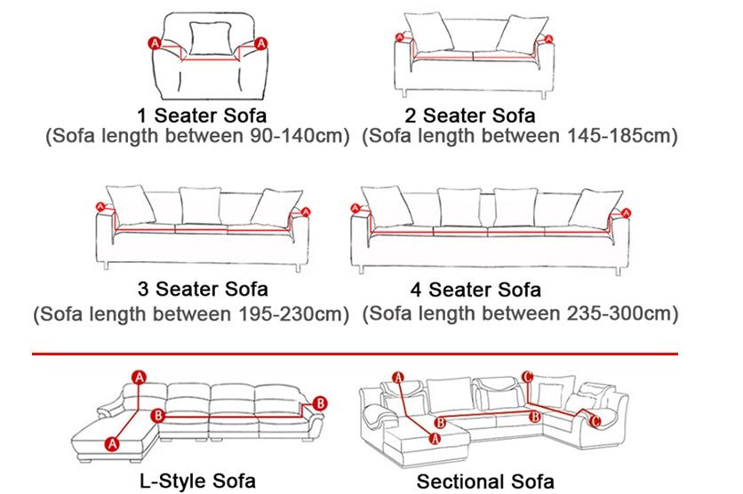 Housse de canapé élastique - Allomarc.com