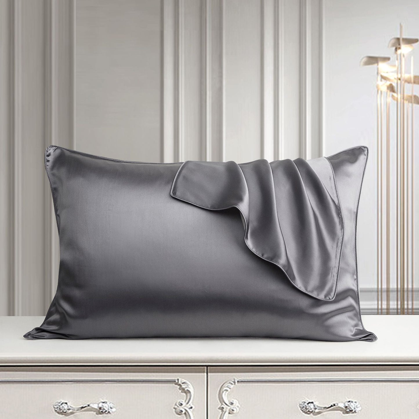 Housse de Coussin en Soie Pure - Allomarc.com
