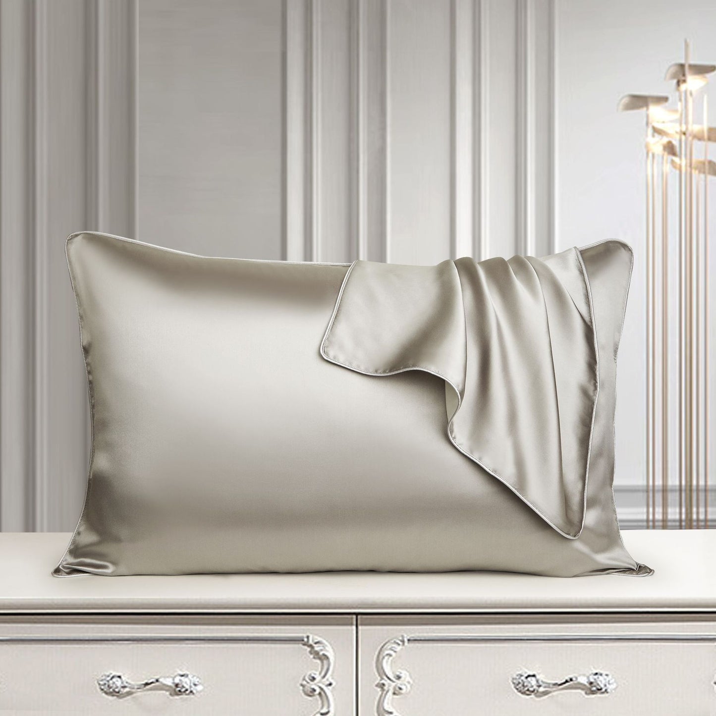 Housse de Coussin en Soie Pure - Allomarc.com