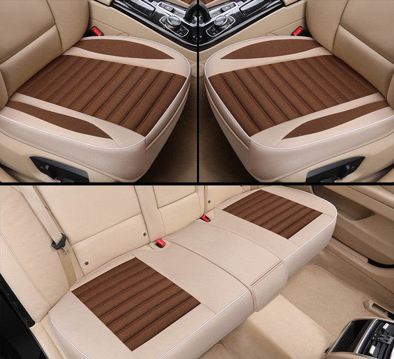 Housse de Siège Auto en Lin, Universelle et Respirante - Allomarc.com