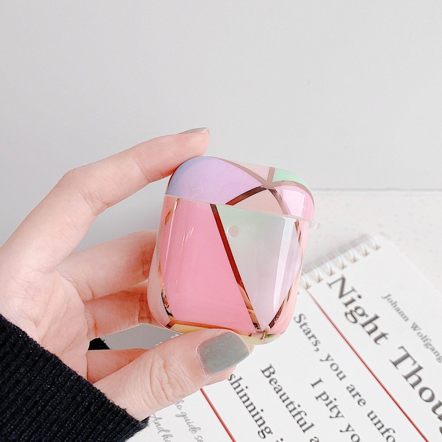 Housse en marbre pour écouteurs Bluetooth - Allomarc.com