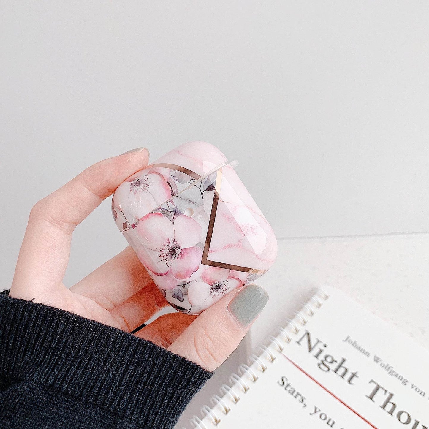 Housse en marbre pour écouteurs Bluetooth - Allomarc.com