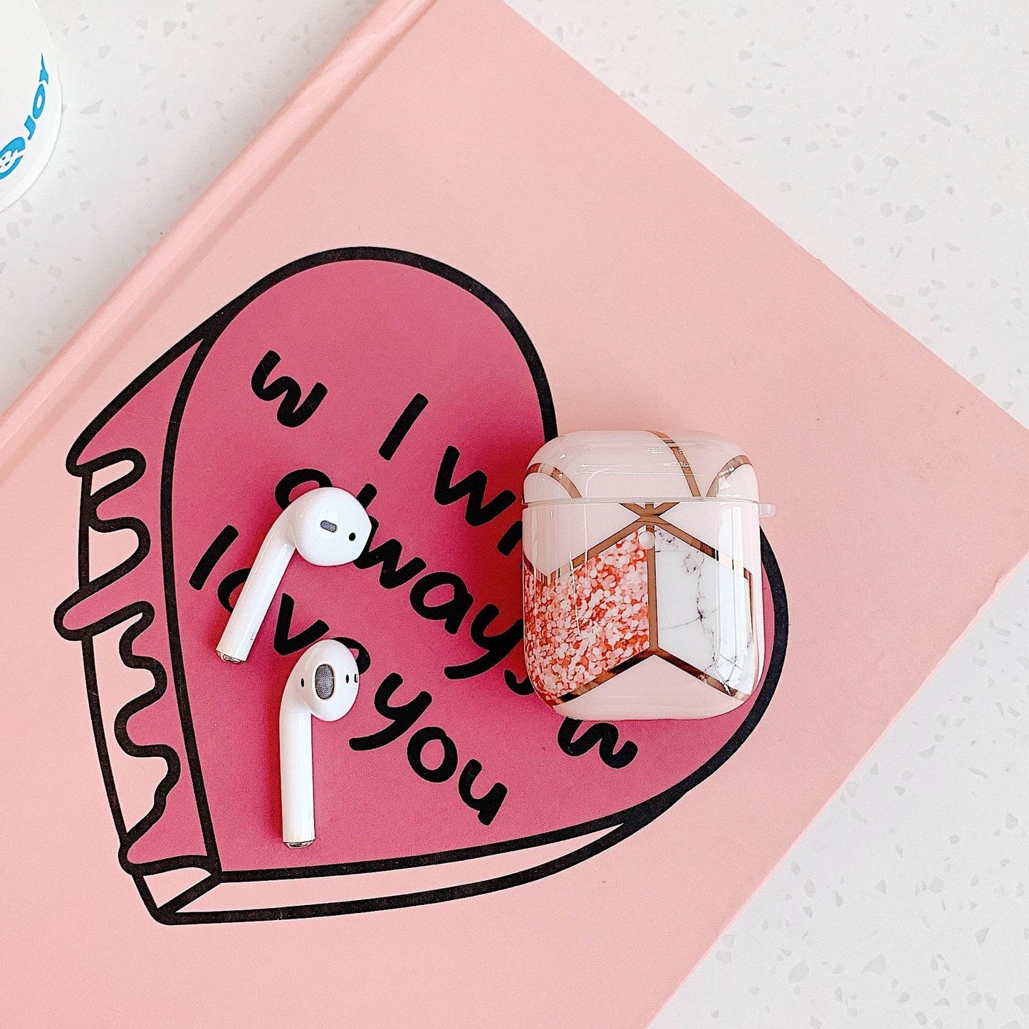 Housse en marbre pour écouteurs Bluetooth - Allomarc.com